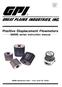 Positive Displacement Flowmeters GM515 series instruction manual