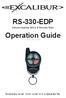 RS-330-EDP. Operation Guide