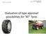 Evaluation of type approval possibilities for AT Tyres