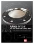 3-42 FLANGE-TYTE II TM FULL FACE GASKET FOR FLANGED JOINTS 2016 EDITION FOR WATER & WASTEWATER, FIRE PROTECTION & INDUSTRIAL APPLICATIONS