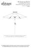 9ft Morphing Market Umbrella W/ Cover Assembly and User Manual