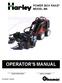 POWER BOX RAKE MODEL M4 OPERATOR S MANUAL