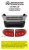 LGT-306L / LB Club Car Precedent LED Light Bar Bumper Kit Installation Instructions