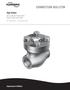 CONNECTION BULLETIN. Vogt Valves. Experience In Motion. Zero Leakage Forged Steel Check Valves Class 800. FCD VVABR /04 (Replaces CB-03)