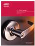 CL3500 Series. Heavy-Duty Cylindrical Lever Lockset
