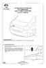 FITTING INSTRUCTIONS FOR VE COMMODORE BOOT POWER SOCKET KIT Part No