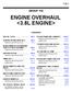 ENGINE OVERHAUL <3.8L ENGINE>
