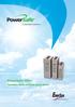 PowerSafe OPzV Operation Guide for Solar Applications