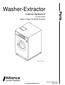 Washer-Extractor. Parts. Cabinet Hardmount. A or B Control Refer to Page 5 for Model Numbers. Part No. F232194R21 March