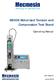 M500E Motorised Tension and Compression Test Stand. Operating Manual