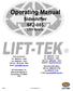 Operating Manual. Sideshifter SF2-055 LTI # K Tel : (864) Fax : (864) Toll Free : (888) Website :