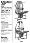 OWNER'S MANUAL HIP EXTENSION SERIAL NO.'S. through. Parts Manual. Maintenance Manual Follows page REVISED: July 14,1998.