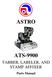 ASTRO ATS-9900 TABBER, LABELER, AND STAMP AFFIXER. Parts Manual