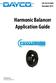 Harmonic Balancer Application Guide