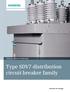 Type SDV7 distribution circuit breaker family Answers for energy.