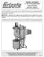 MODEL G0703HEP HP CYCLONE DUST COLLECTOR MANUAL INSERT (For owner's manual revised May, 2016)