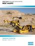 Atlas Copco Pneumatic Surface Drill Rig ROC 442PC. Tophammer Crawler Rig. Hole range mm (1 5 / / 2 )