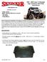 Jeep TJ Wrangler High Clearance Skid Plate Instructions