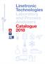 Linetronic Technologies Laboratory and Process Analyzers Catalogue 2018