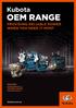 OEM RANGE PROVIDING RELIABLE POWER WHEN YOU NEED IT MOST