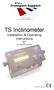 TS Inclinometer Installation & Operating Instructions Model TSI 2 and optional equipment