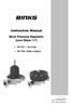 Instruction Manual. Back Pressure Regulator (Low Shear ¾ ) Bar Pilot Control