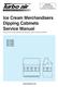 Ice Cream Merchandisers Dipping Cabinets Service Manual