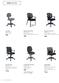 Diamond Guest Chair. Model No. 204 Mesh back with fabric seat. Stocked in Black. 5 year limited warranty. Comformatic Task Chair