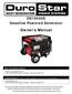 DS10000E Gasoline Powered Generator. Owner s Manual