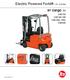 Electric Powered Forklift ton