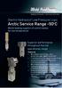 Electro Hydraulic/ Low Pressure Logic Arctic Service Range -50 o C