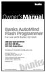 Owner smanual. Banks AutoMind Flash Programmer For use with Banks iq Flash
