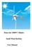 Tumo-Int 1500W 5 Blades. Samll Wind Turbine. User Manual