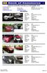 VEHICLES AVAILABLE FOR SALE as of SEPTEMBER 2018 For inquiries, please call: