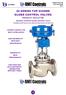 22 SERIES TOP GUIDED GLOBE CONTROL VALVES