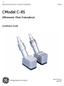 GE Measurement & Control Solutions. CModel C-RS. Ultrasonic Flow Transducer. Installation Guide