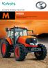 KUBOTA DIESEL TRACTOR M130X. und powerful, intelligent engine management. The tractor for tough jobs.