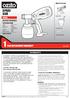 SPRAY GUN 400W WARRANTY INSTRUCTION MANUAL SPECIFICATIONS. ozito.com.au WHAT S IN THE BOX SGP-300