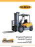 Engine-Powered Forklift Trucks ton (Counter-Balanced Type)