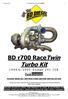 1 October V Dodge Twin Turbo Kit # ½ D o d g e 2 4 v I S B PLEASE READ ALL INSTRUCTIONS BEFORE INSTALLATION.