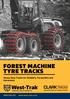 Heavy Duty Tracks for Skidders, Forwarders and Harvesters