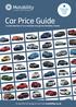 Car Price Guide A small selection of cars available through the Motability Scheme
