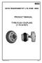 PRODUCT MANUAL TYRE-FLEX COUPLING (T,TO & RST)