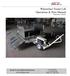 Wheelchair Trailer Lift Operations & Parts Manual Maintenance Schedule