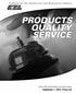 PRODUCTS QUALITY SERVICE