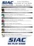 SIAC FOOTBALL PLAYERS OF THE WEEK October 19, 2009