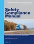 Safety Compliance Manual