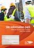 Site information pack Information to ensure your connections project runs Site Address: Customer Name:
