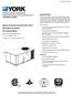 DESCRIPTION TECHNICAL GUIDE SINGLE PACKAGE GAS/ELECTRIC UNITS AND SINGLE PACKAGE AIR CONDITIONERS D(CE, CG) 036, 048, 060 & YTG-A-0207