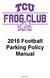 2015 Football Parking Policy Manual